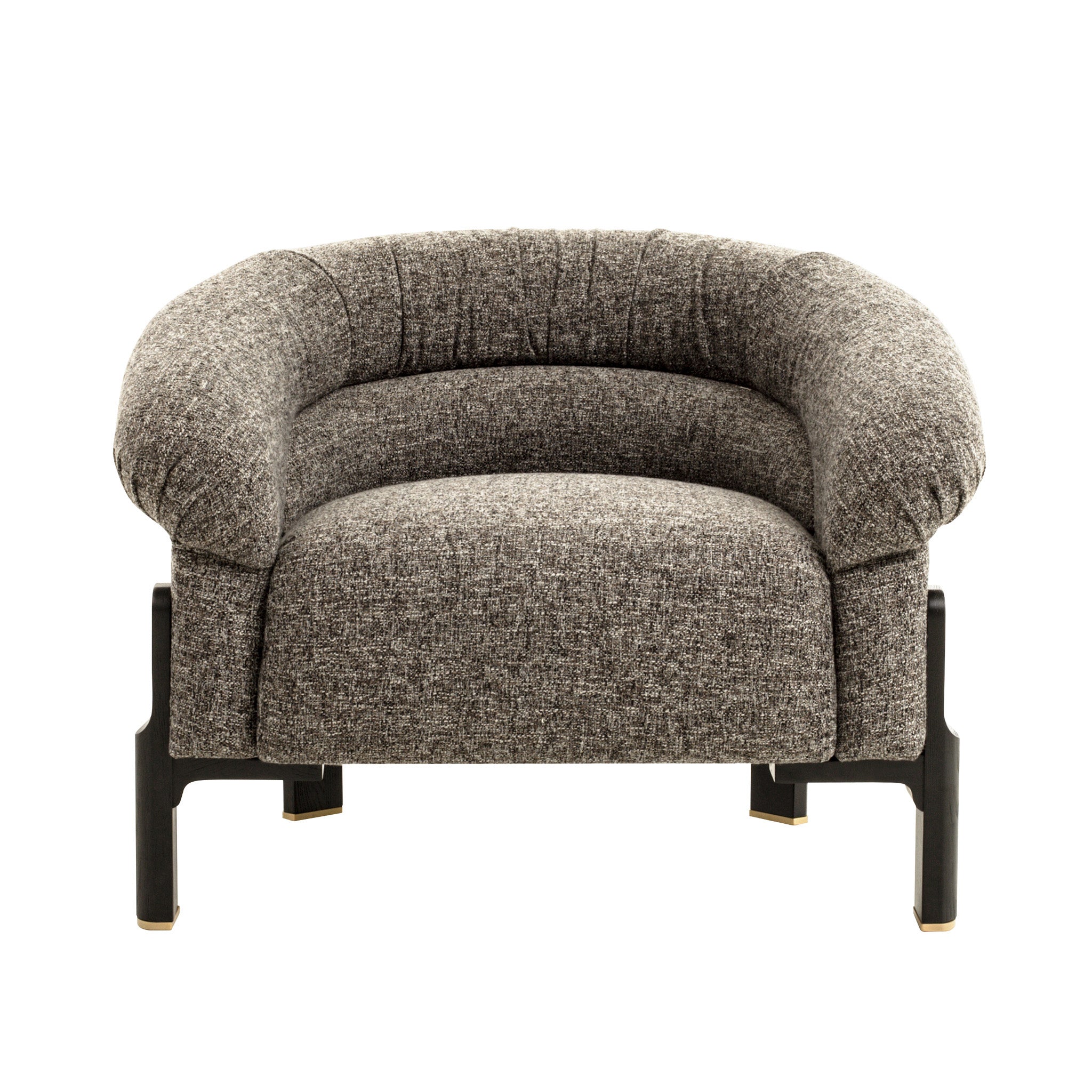 Black Armchair - Shadow Grey