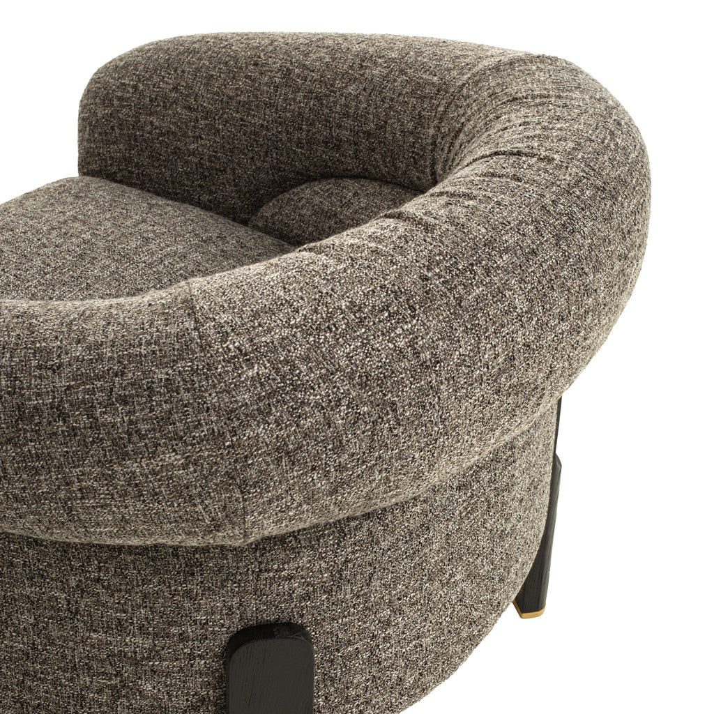 Black Armchair - Shadow Grey