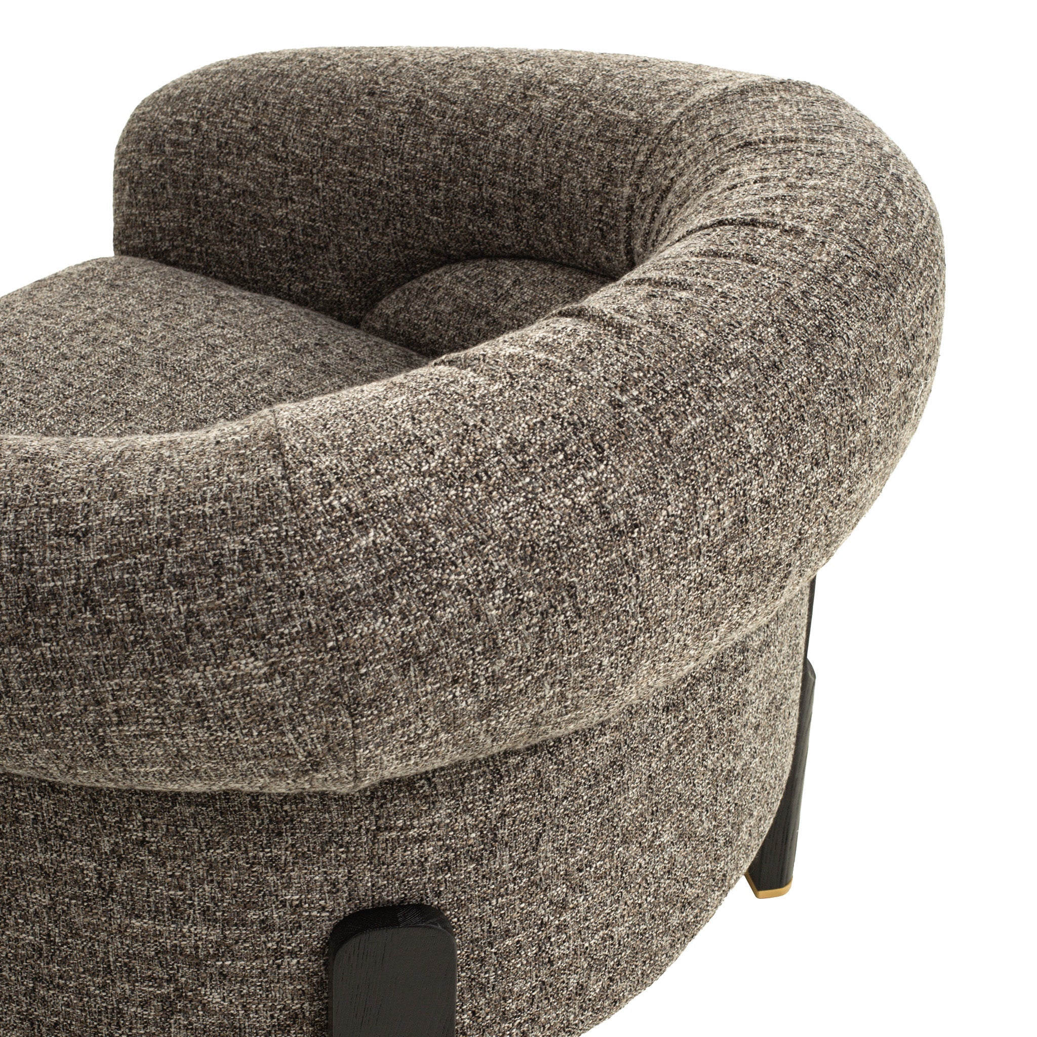 Black Armchair - Shadow Grey