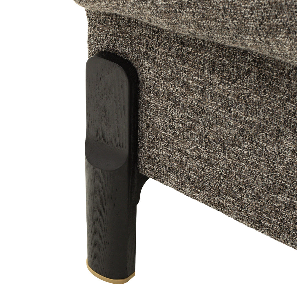 Black Armchair - Shadow Grey