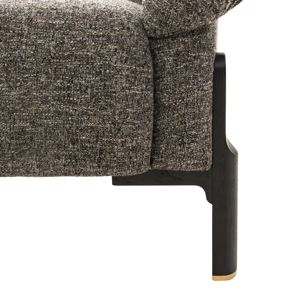 Black Armchair - Shadow Grey