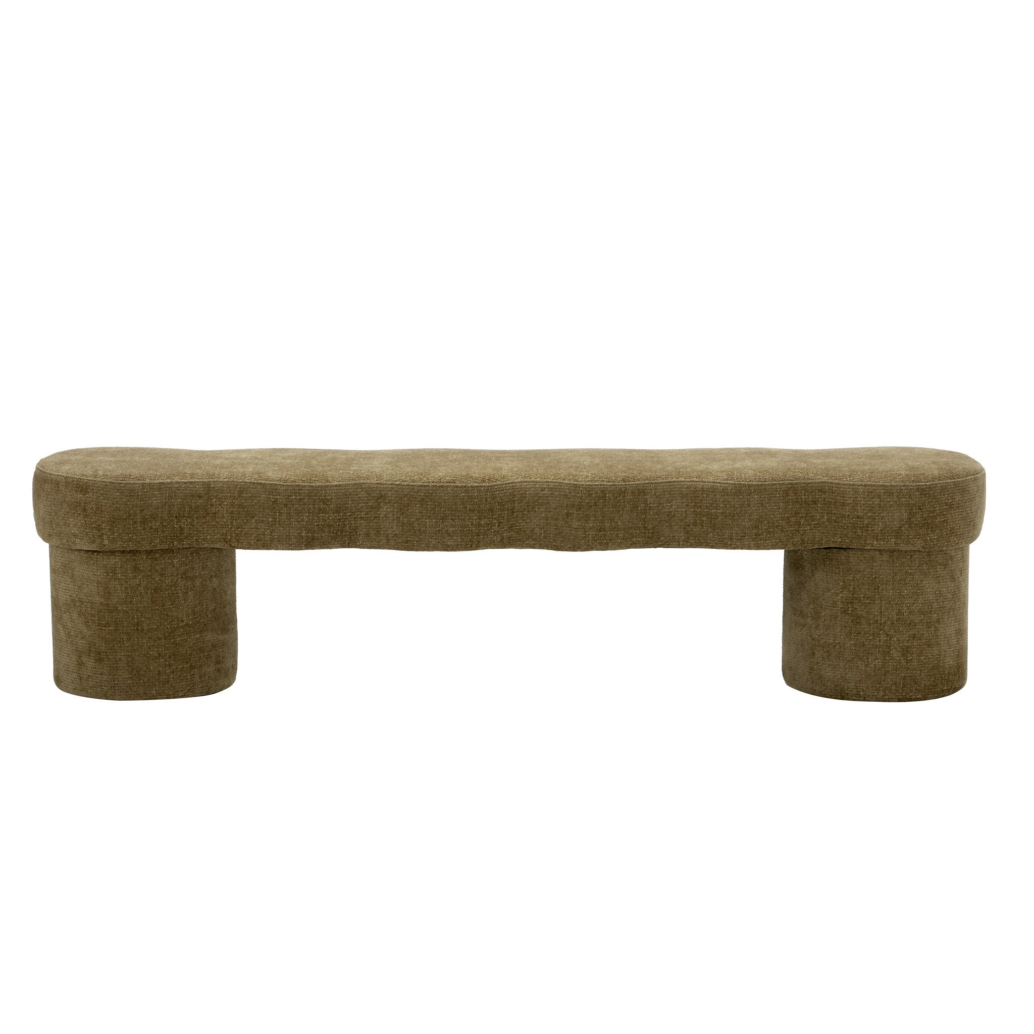 Bergamo Ottoman Bench- Lila Olive