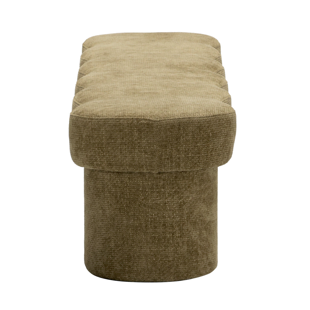 Bergamo Ottoman Bench- Lila Olive