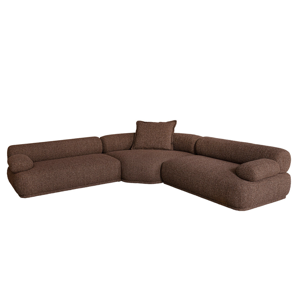 Modular Corner Sofa - Verona Cinnamon Weave