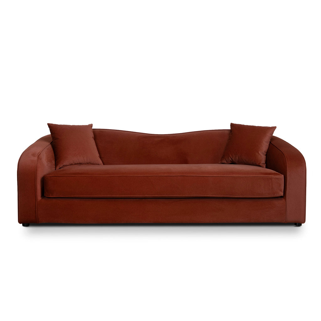 3 Seater Sofa - Burnt Maroon