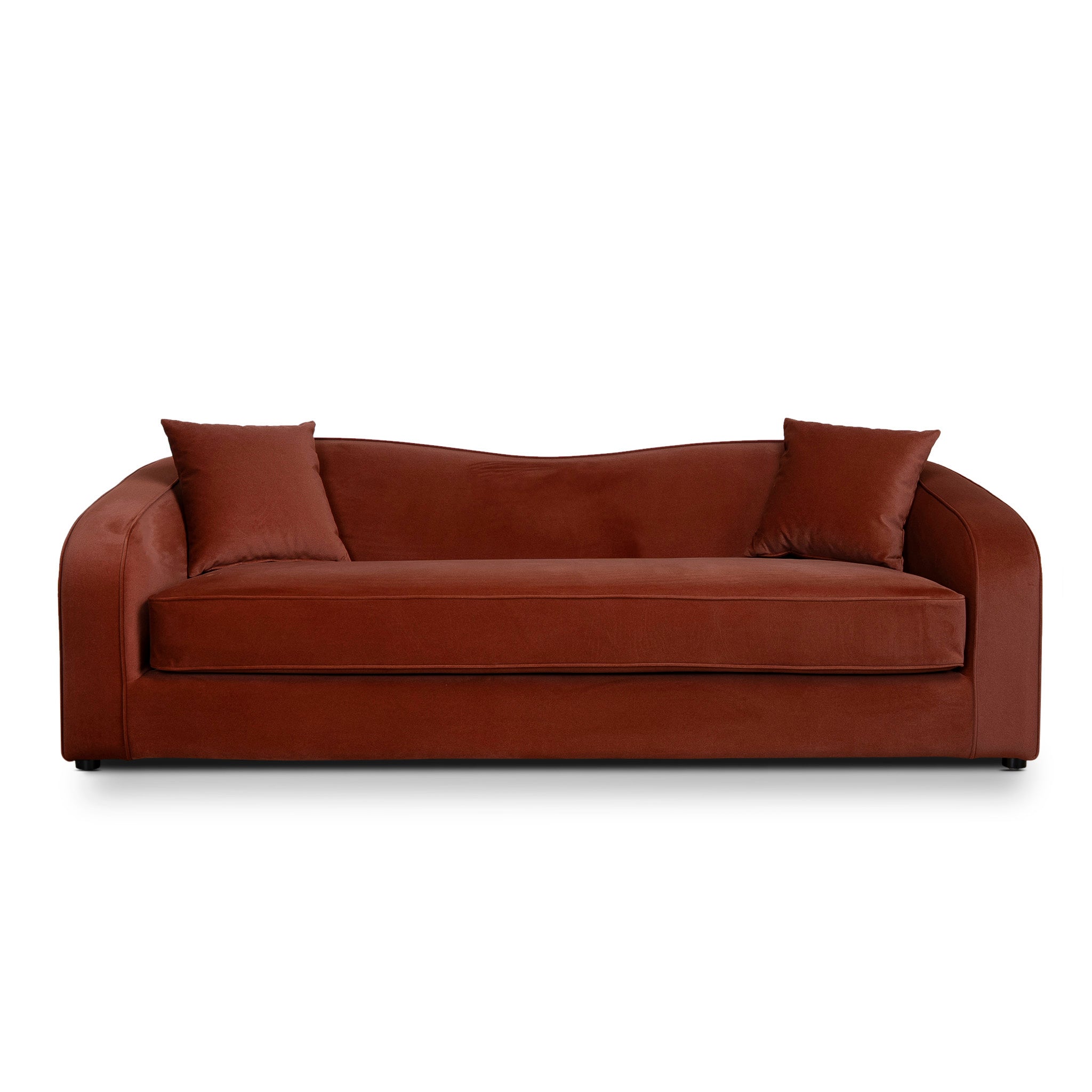 3 Seater Sofa - Burnt Maroon