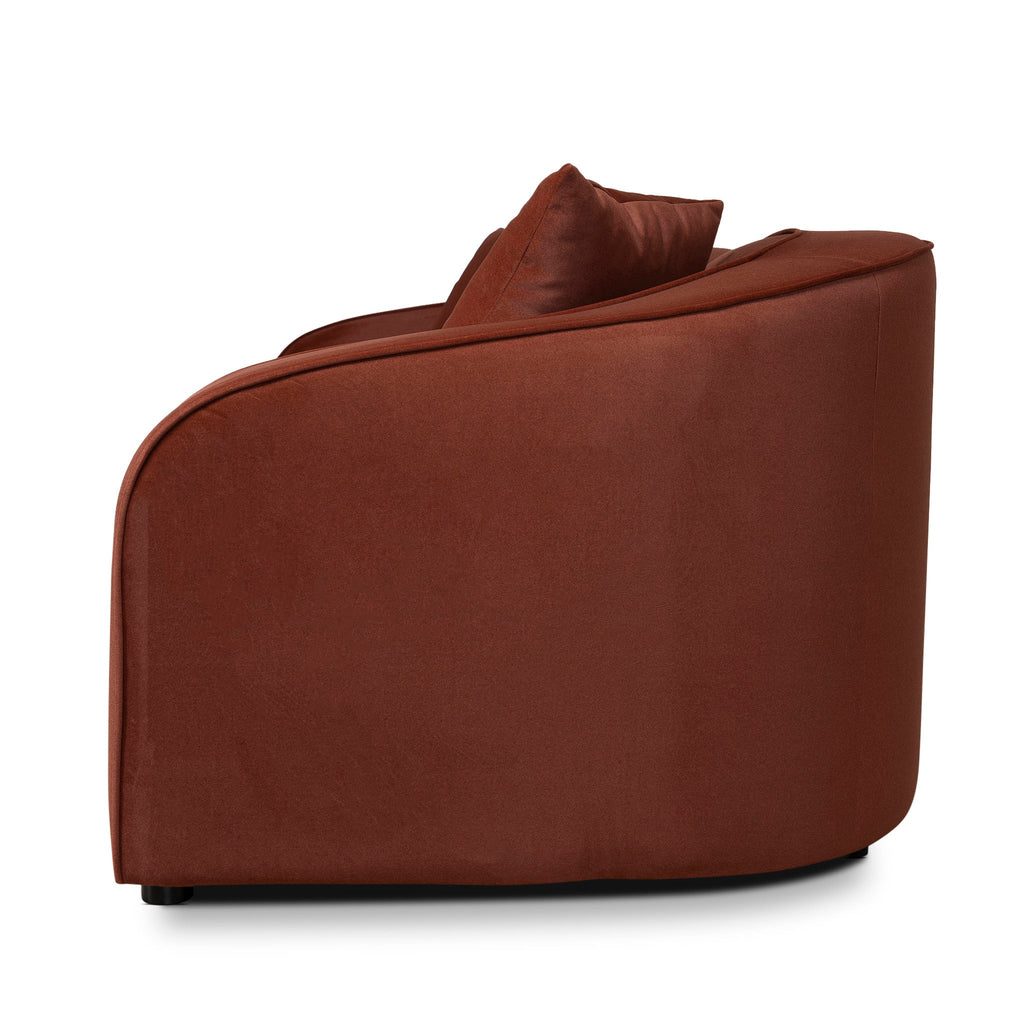 3 Seater Sofa - Burnt Maroon