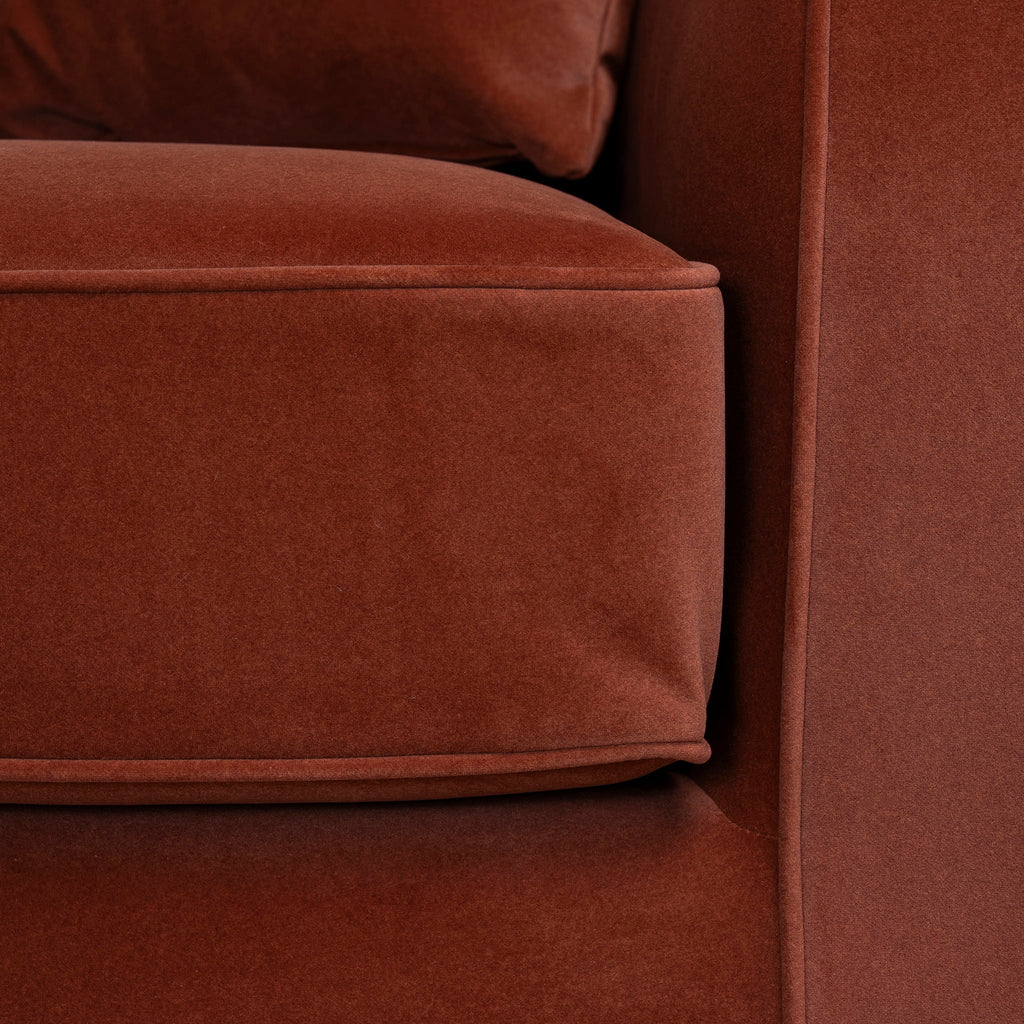 3 Seater Sofa - Burnt Maroon