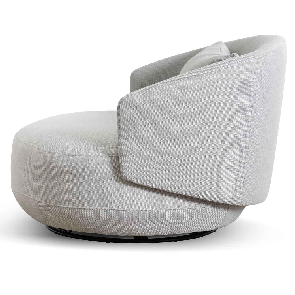 Swivel Armchair - Light Texture Grey