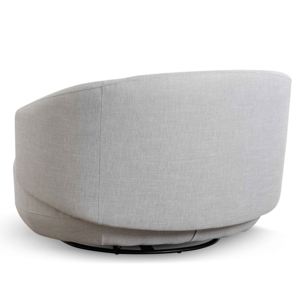 Swivel Armchair - Light Texture Grey