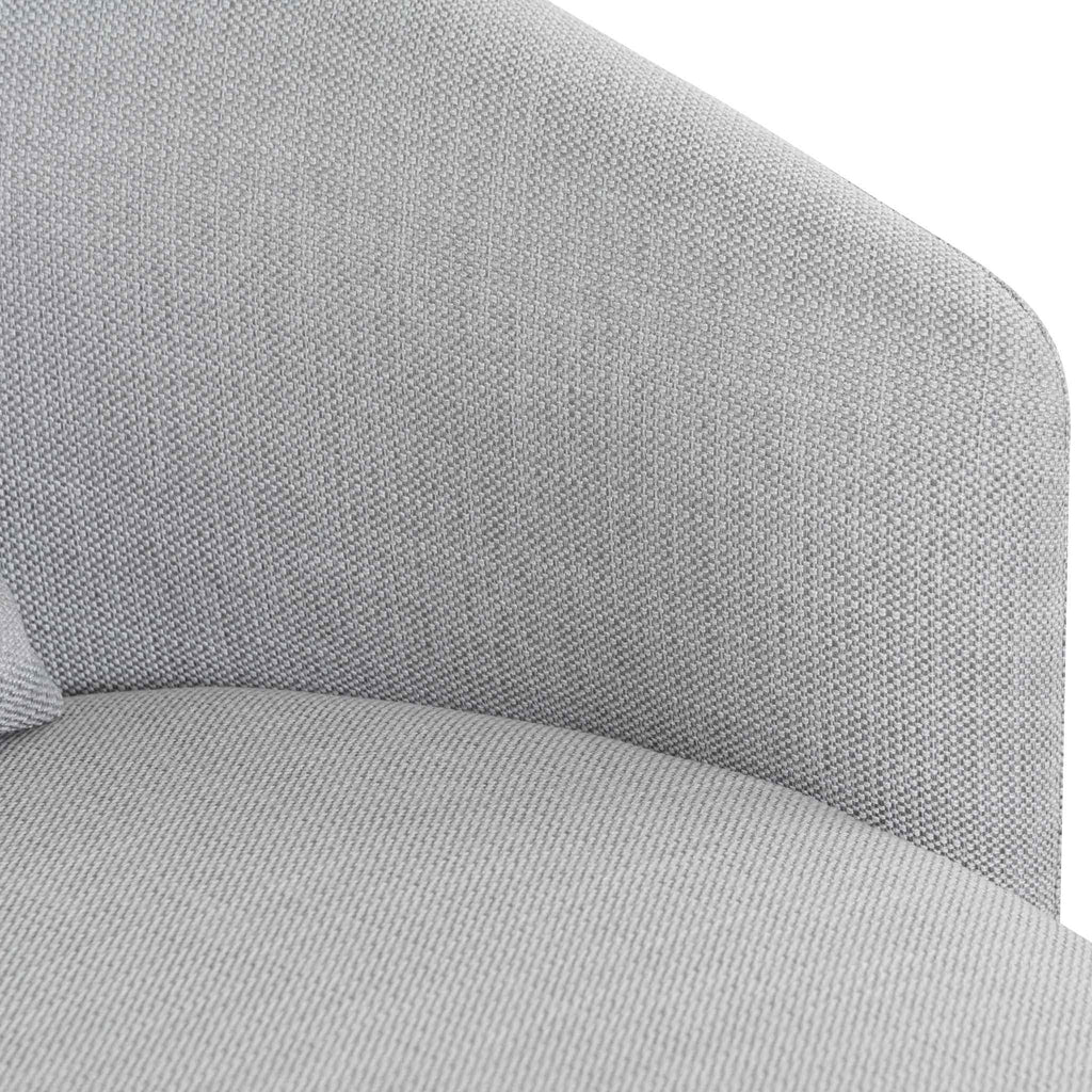 Swivel Armchair - Light Texture Grey
