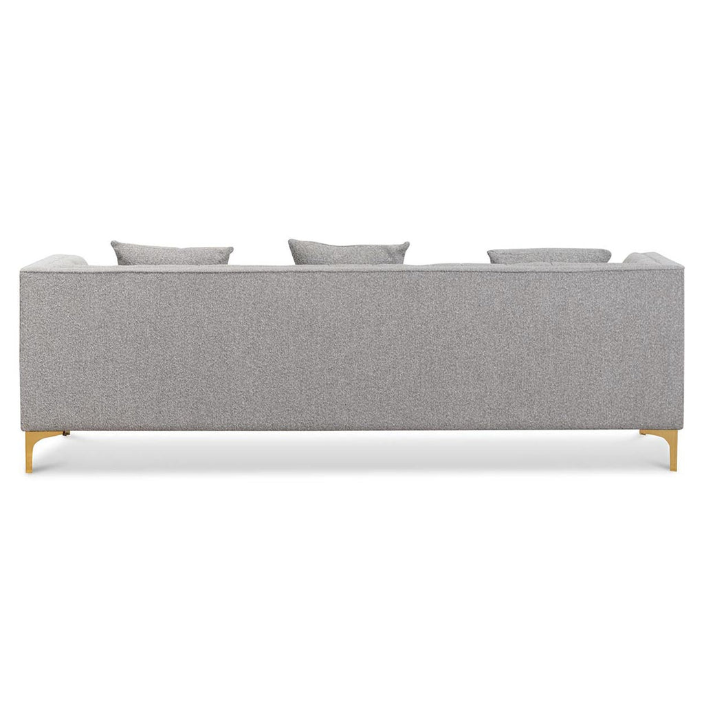 3 Seater Sofa - Ash Grey Boucle