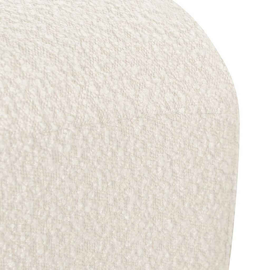 Armchair - Ivory White Boucle