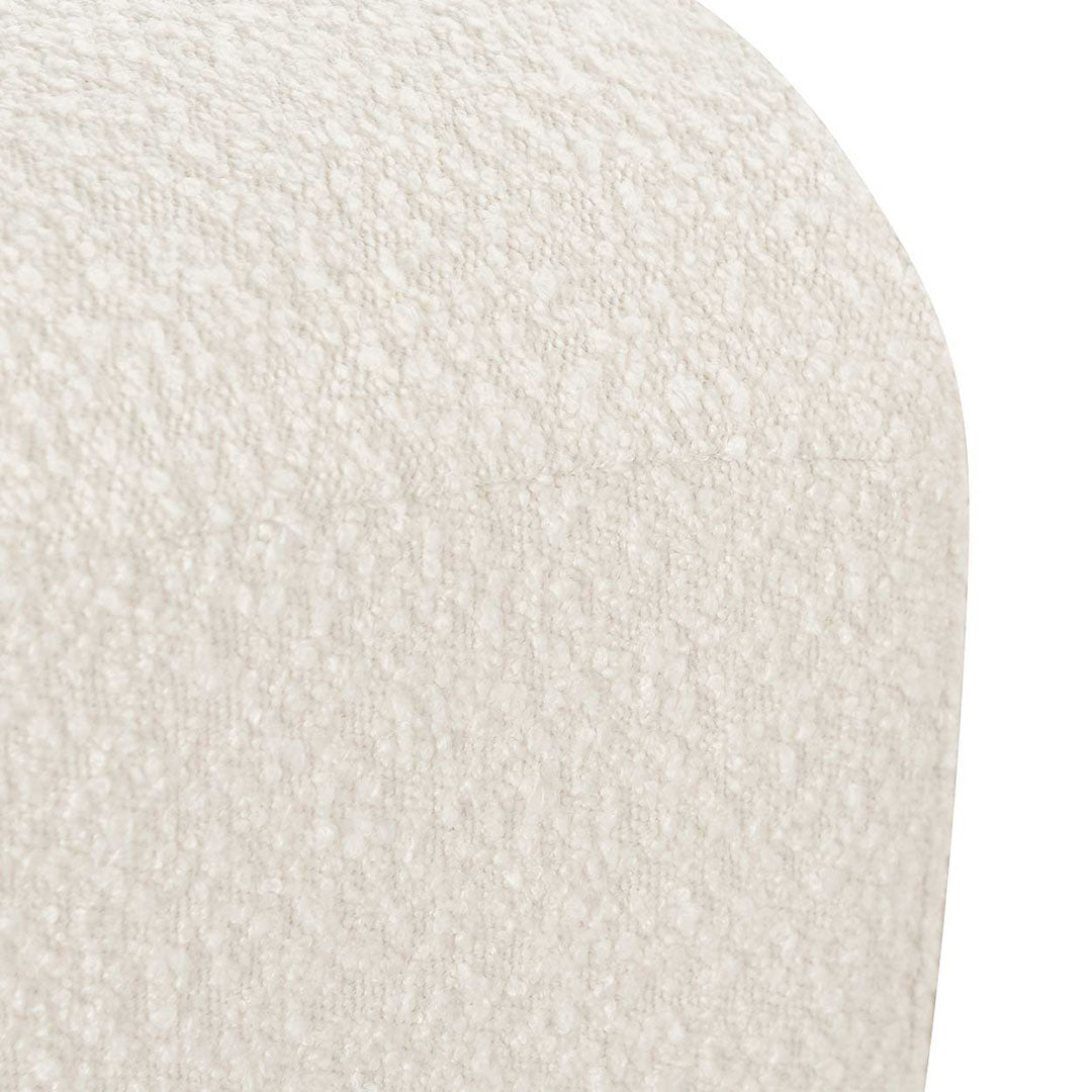 Armchair - Ivory White Boucle