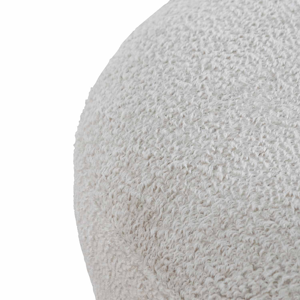Swivel Ravello Lounge Chair - Ivory Teddy