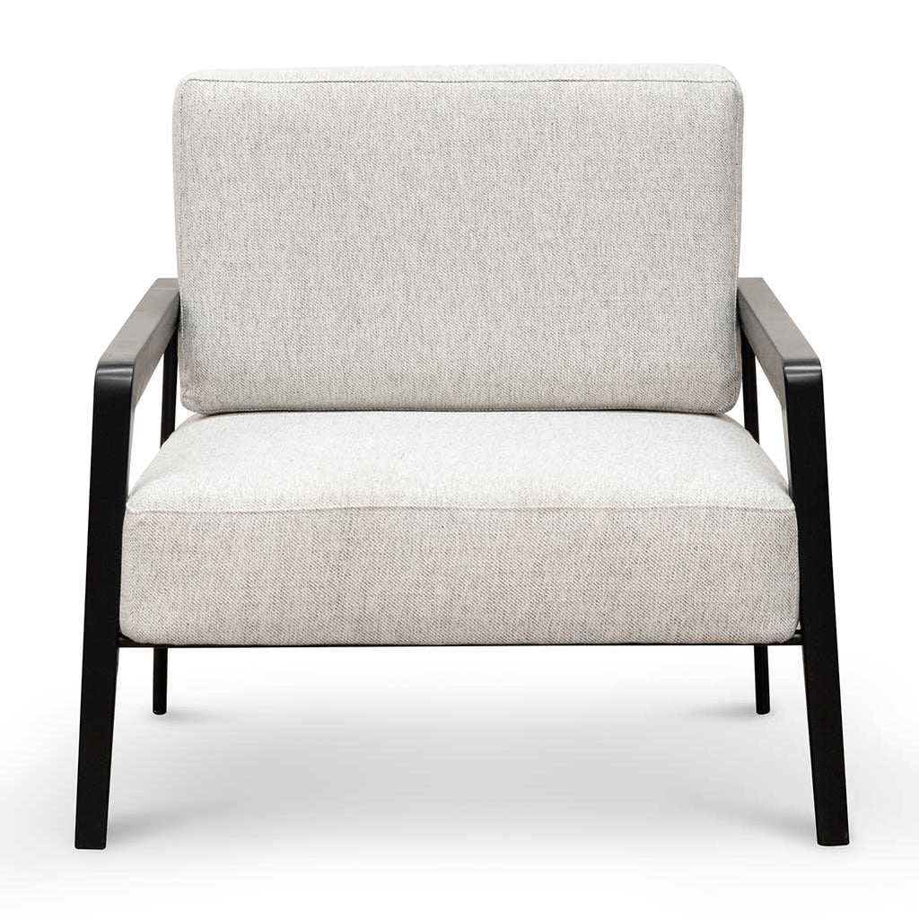 Fabric Ravello Lounge Chair - Silver Grey