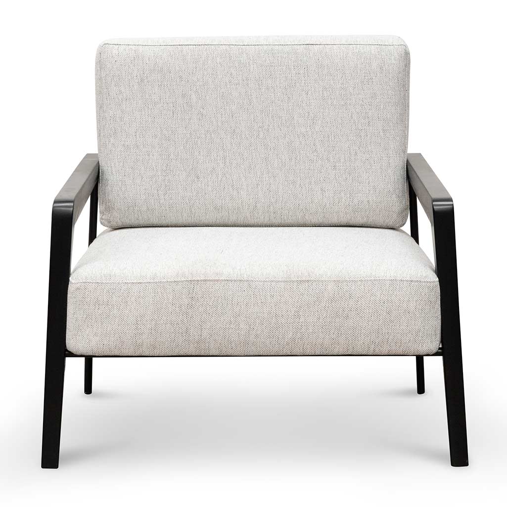 Fabric Ravello Lounge Chair - Silver Grey
