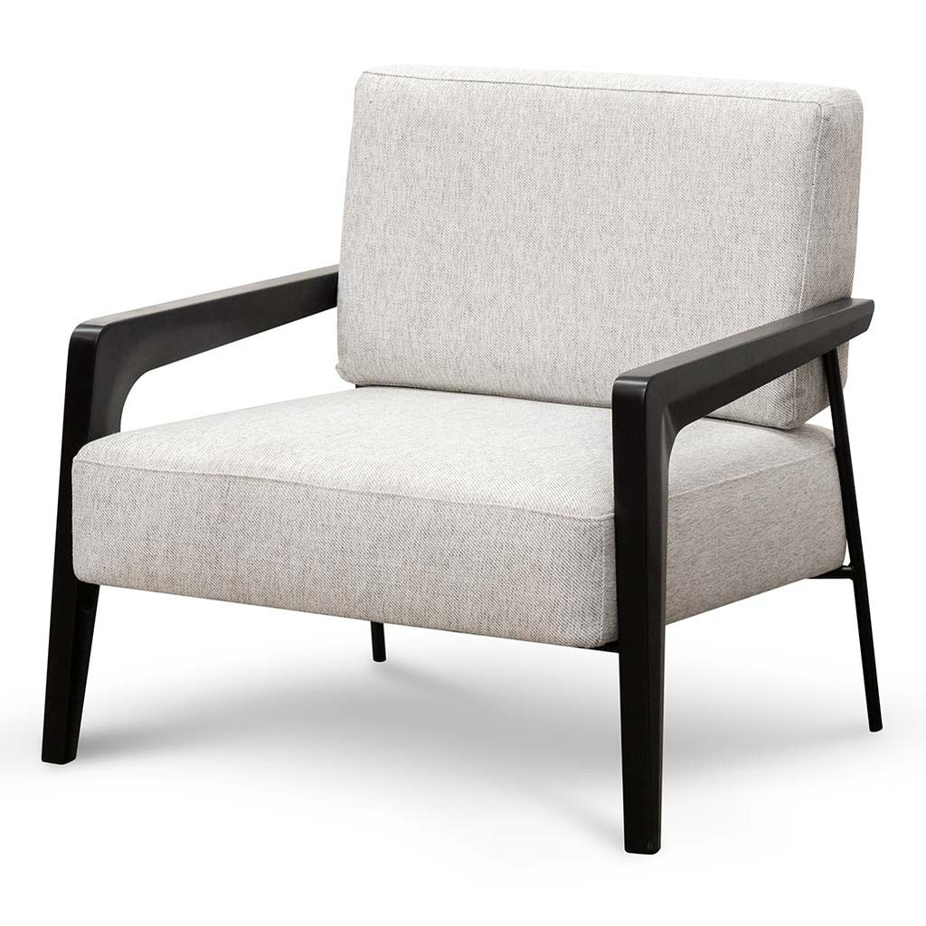 Fabric Ravello Lounge Chair - Silver Grey