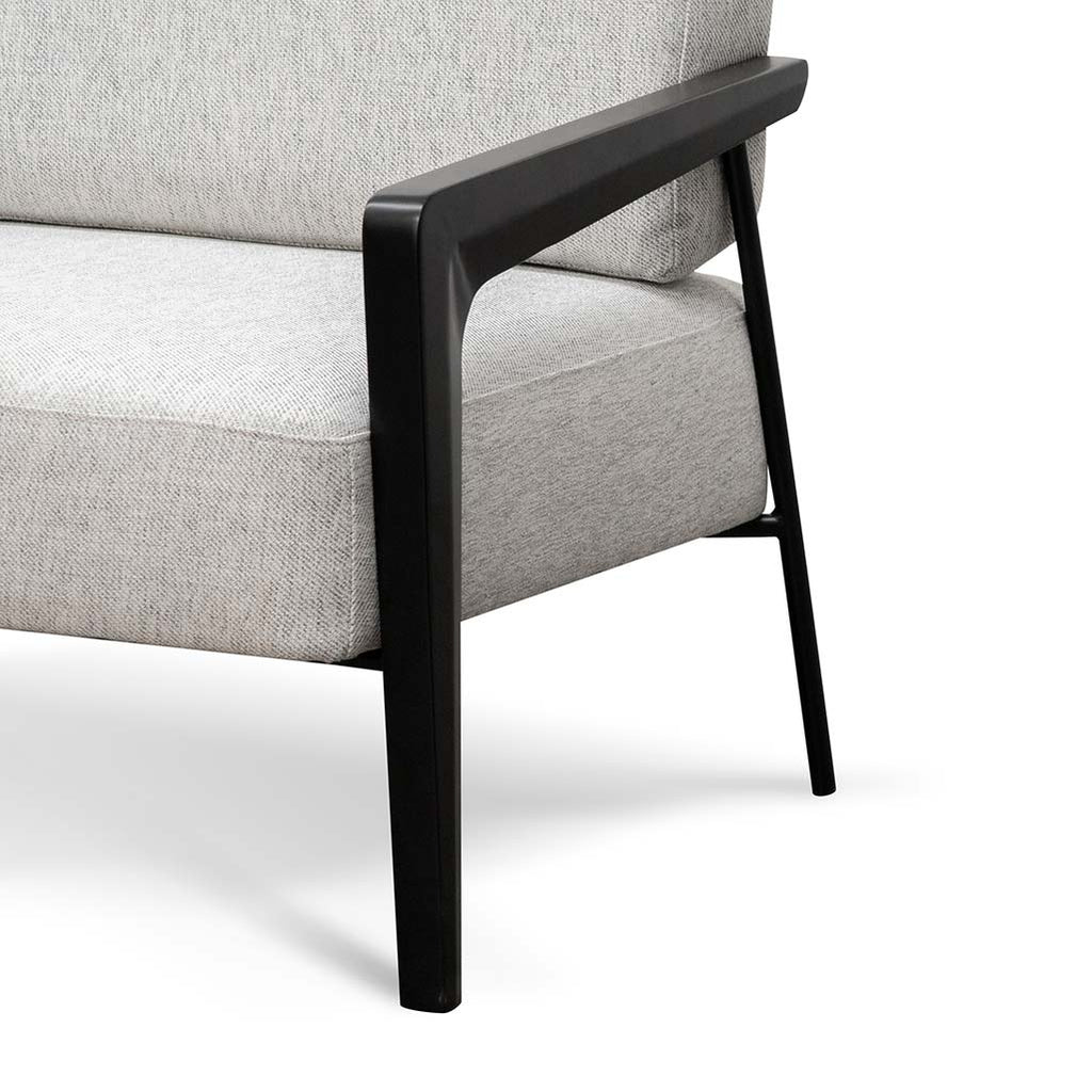 Fabric Ravello Lounge Chair - Silver Grey