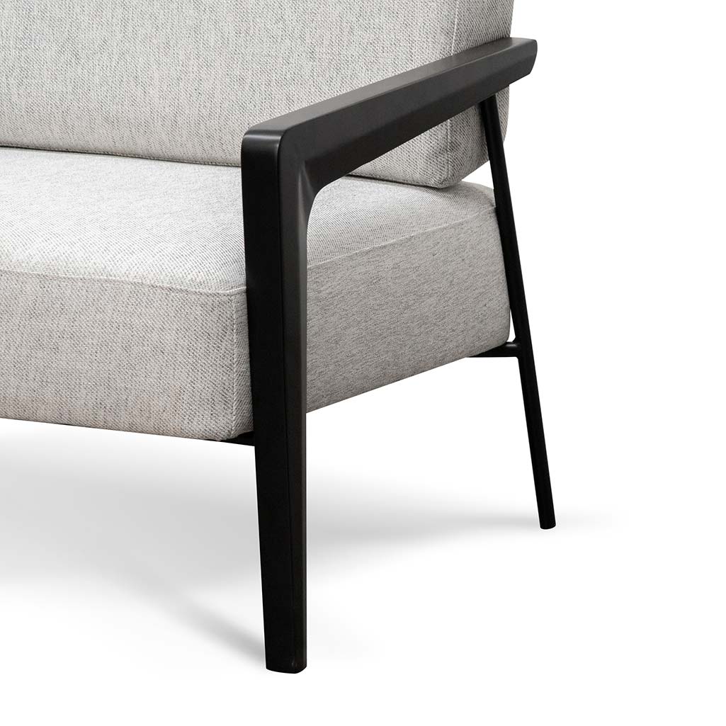 Fabric Ravello Lounge Chair - Silver Grey