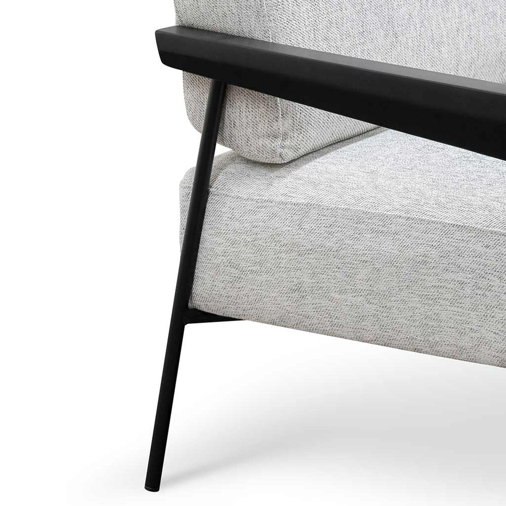 Fabric Ravello Lounge Chair - Silver Grey