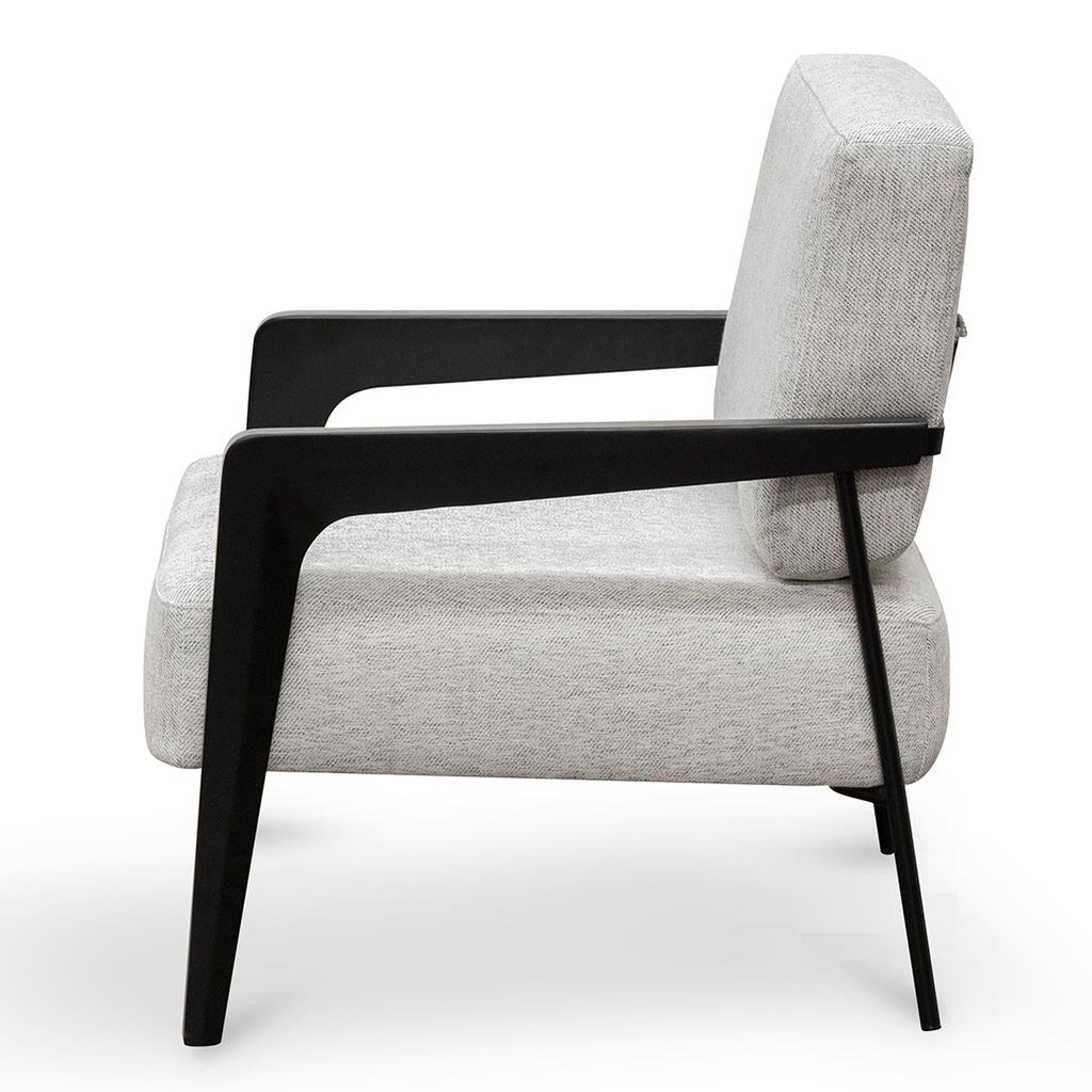 Fabric Ravello Lounge Chair - Silver Grey