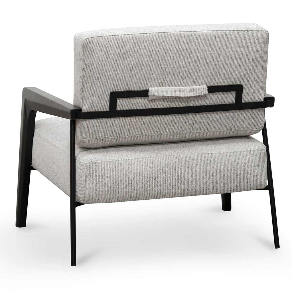 Fabric Ravello Lounge Chair - Silver Grey