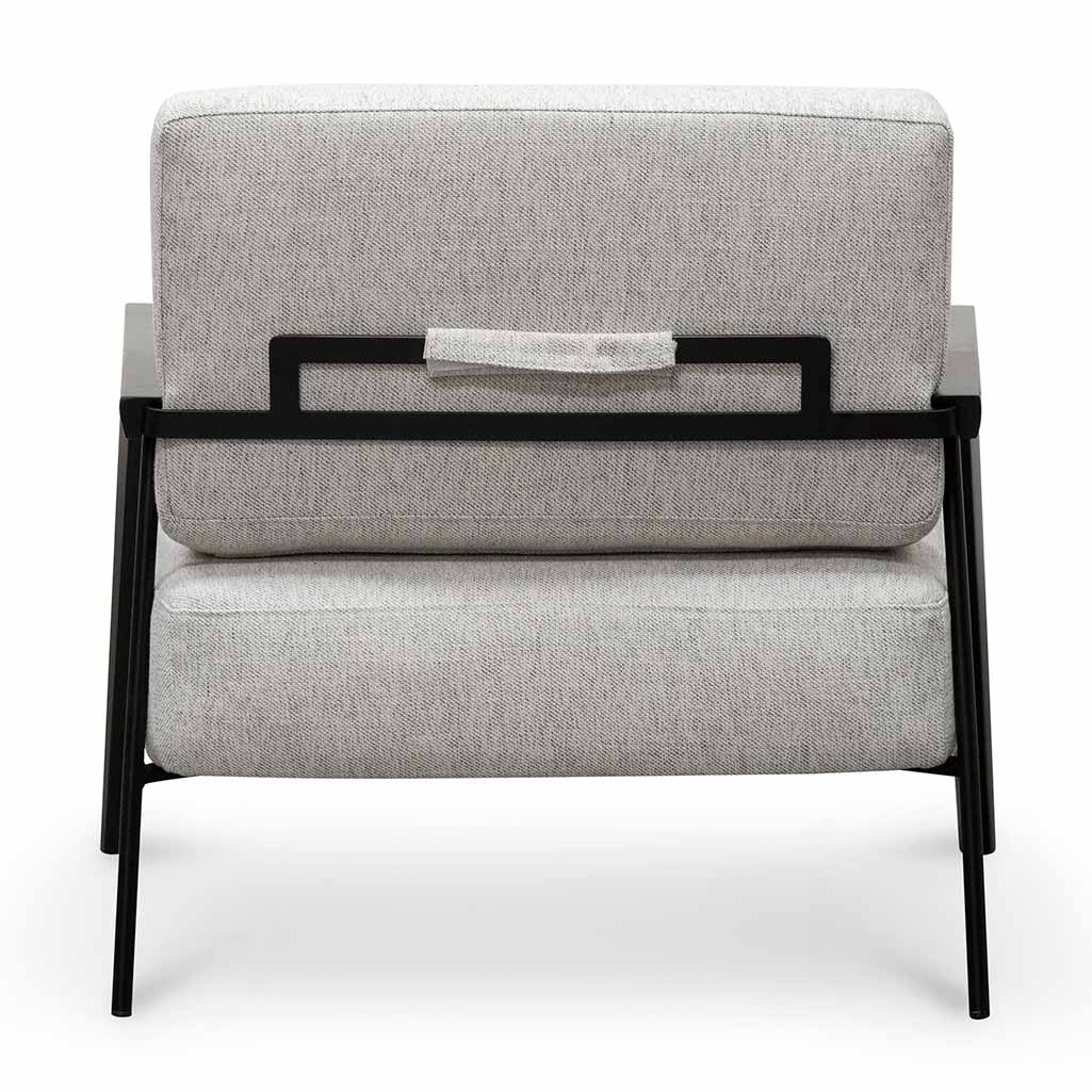 Fabric Ravello Lounge Chair - Silver Grey