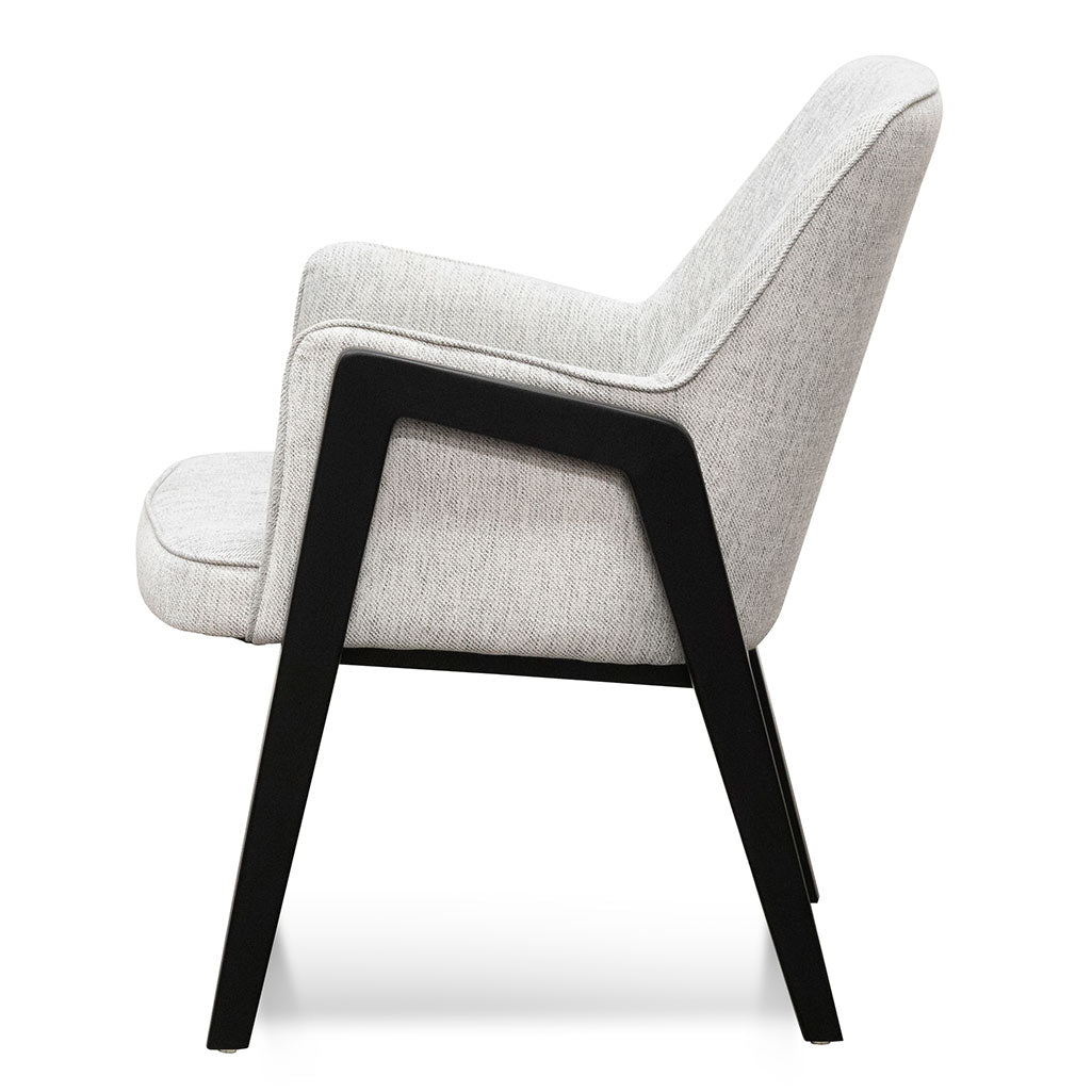 Fabric Ravello Lounge Chair - Silver Grey