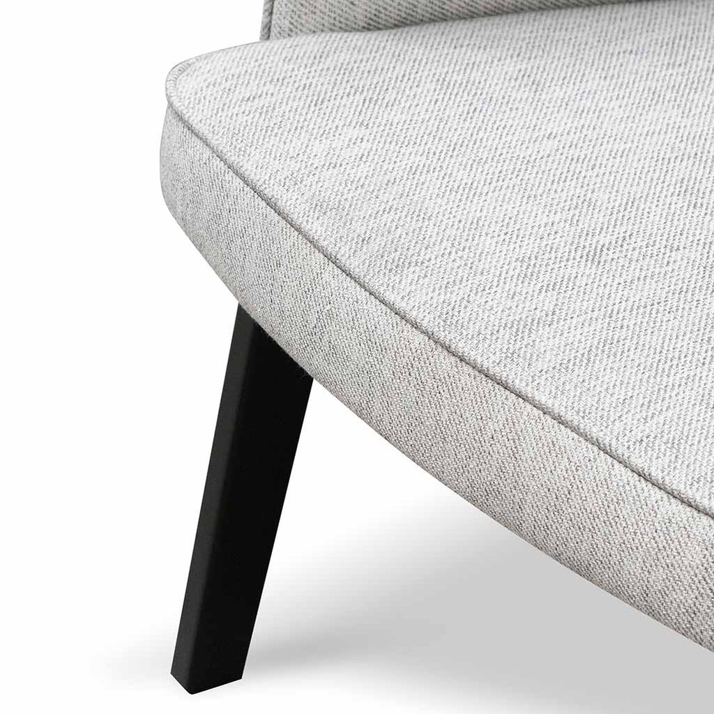 Fabric Ravello Lounge Chair - Silver Grey