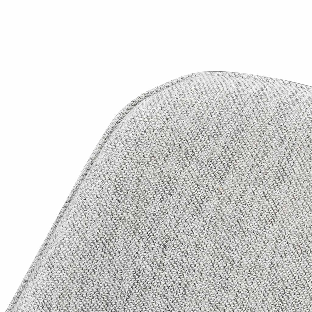 Fabric Ravello Lounge Chair - Silver Grey
