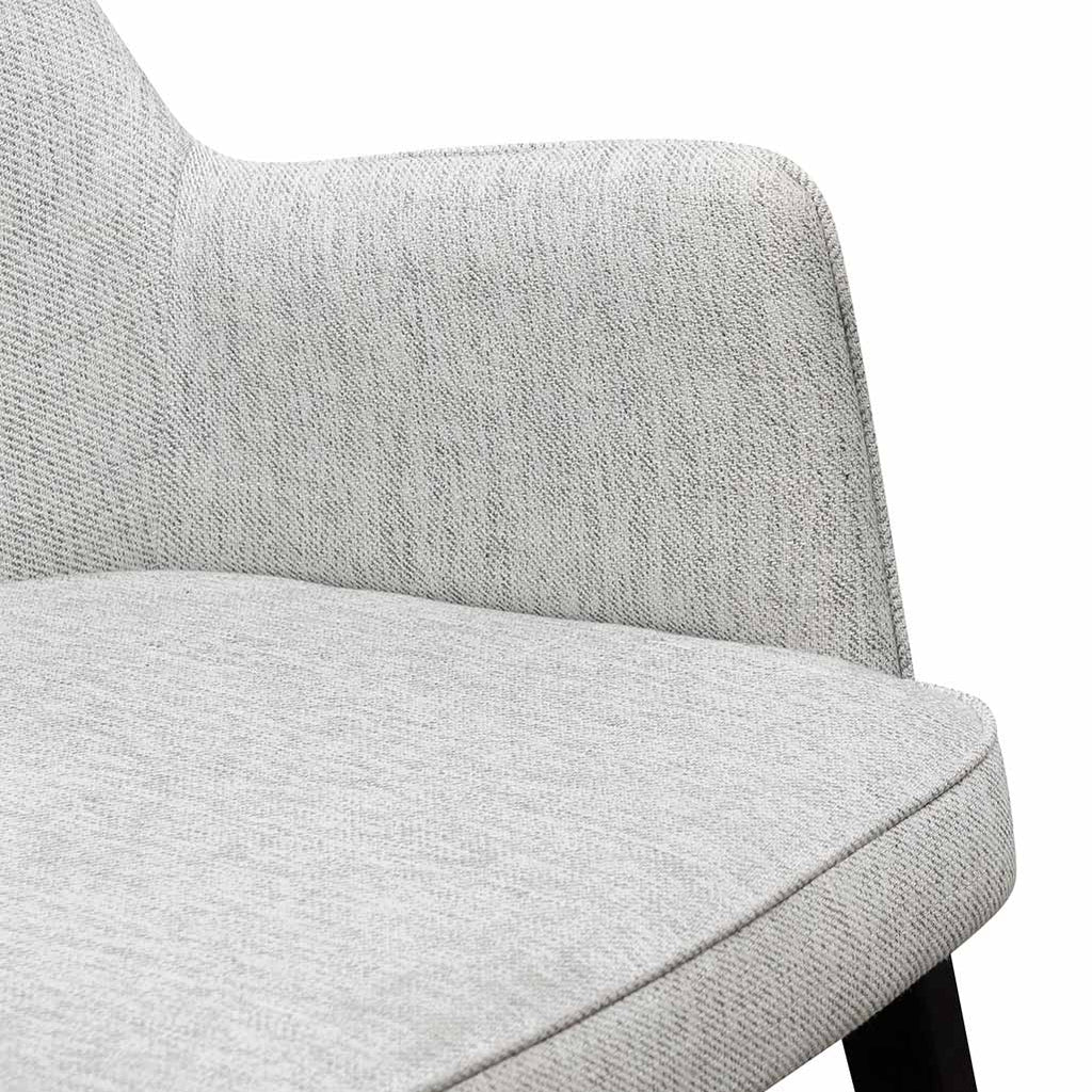 Fabric Ravello Lounge Chair - Silver Grey
