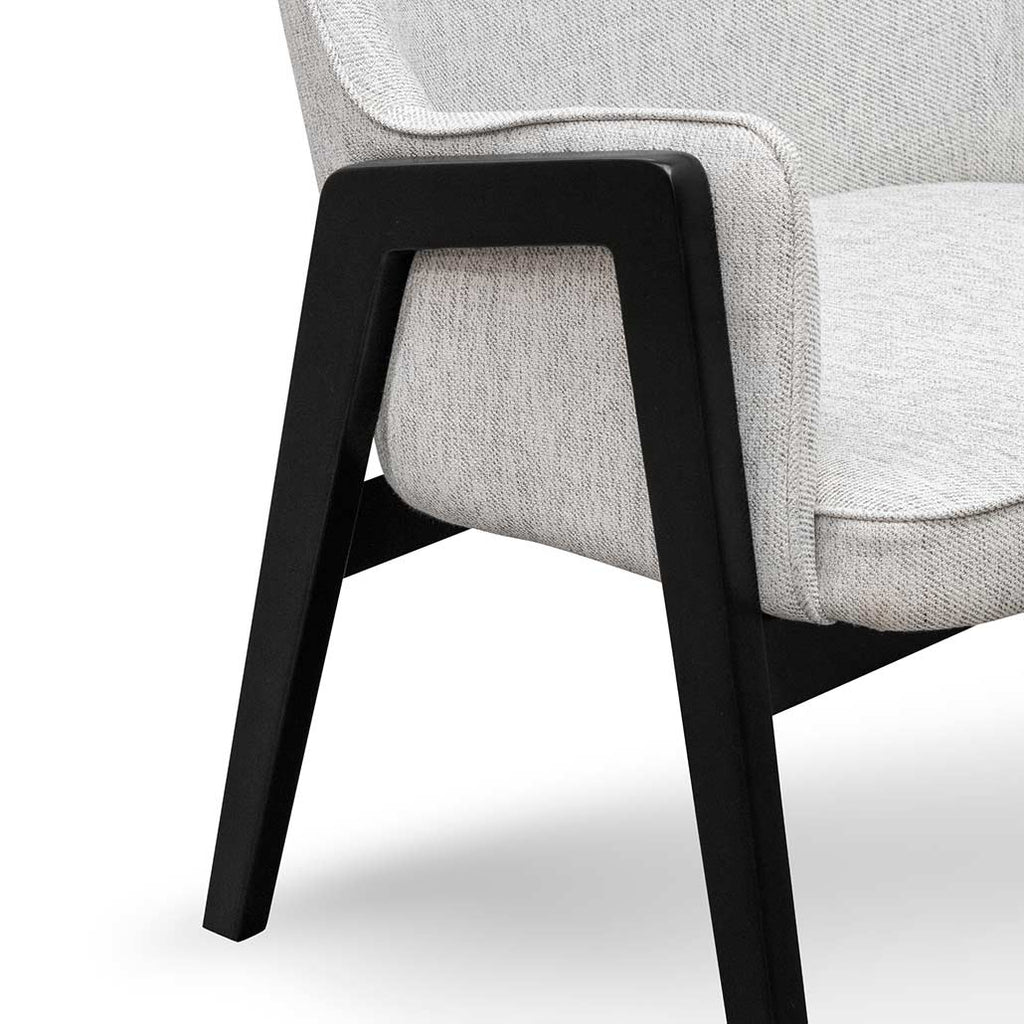 Fabric Ravello Lounge Chair - Silver Grey
