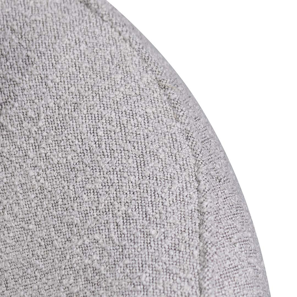 4 Seater Sofa - Ash Grey Boucle