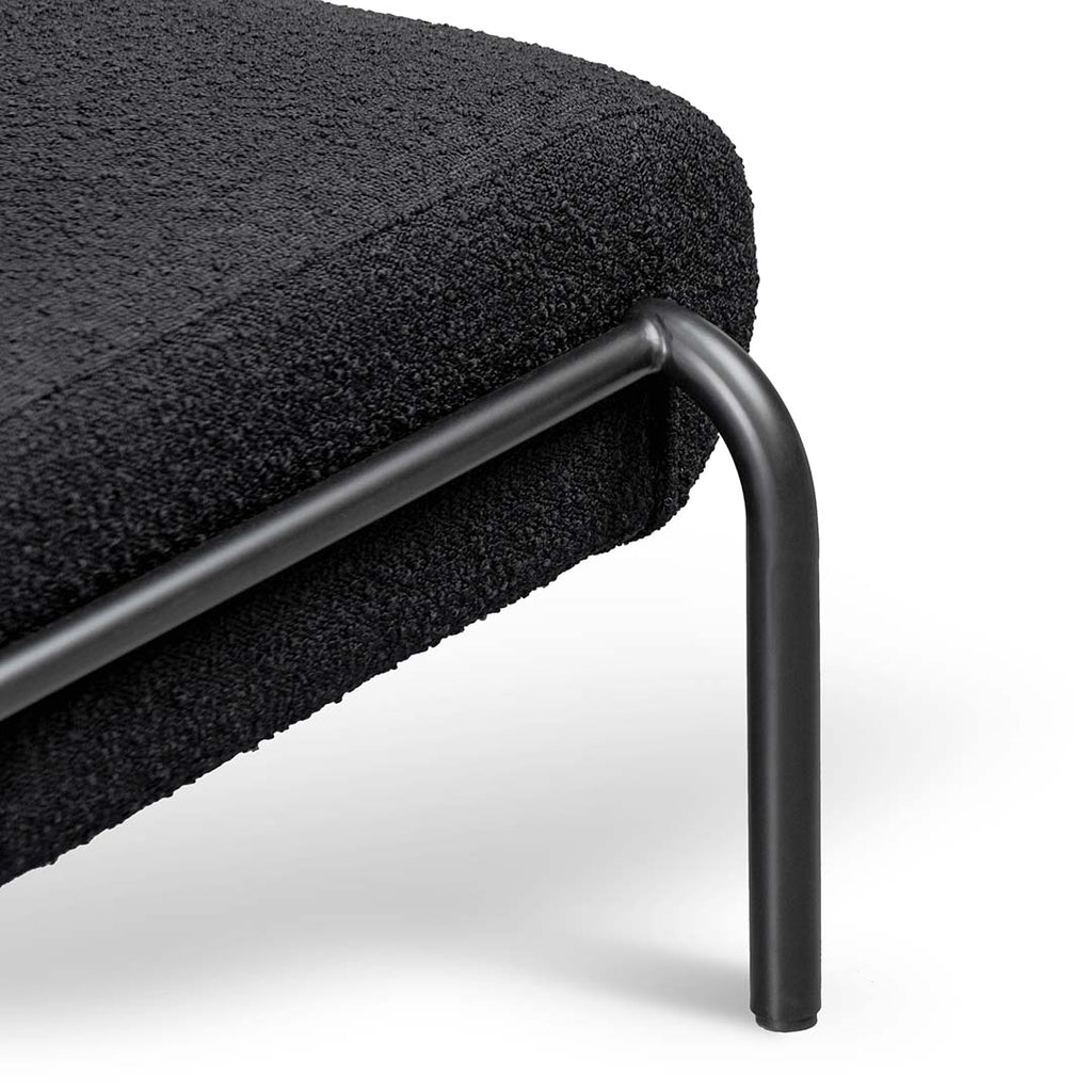 Ravello Lounge Chair - Black Boucle
