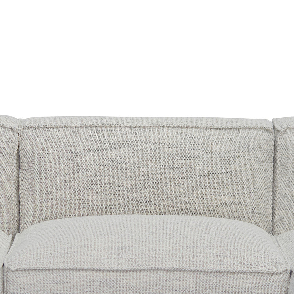 Right Chaise Fabric Sofa - Fog Grey