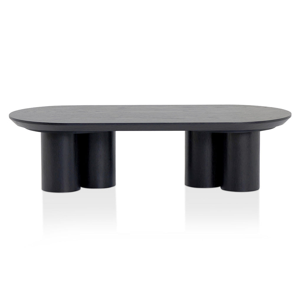1.3m Venezia Coffee Table - Full Black