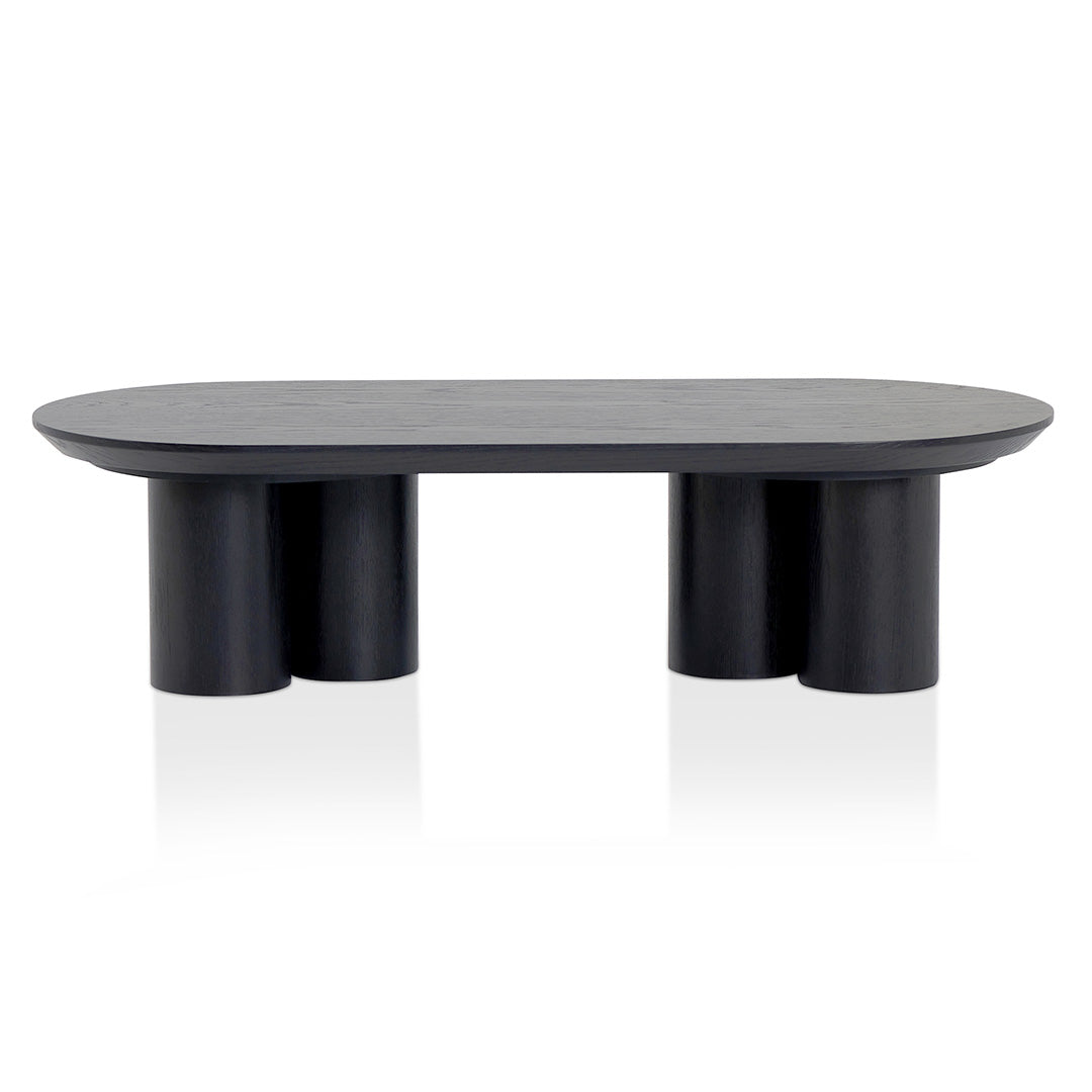 1.3m Venezia Coffee Table - Full Black