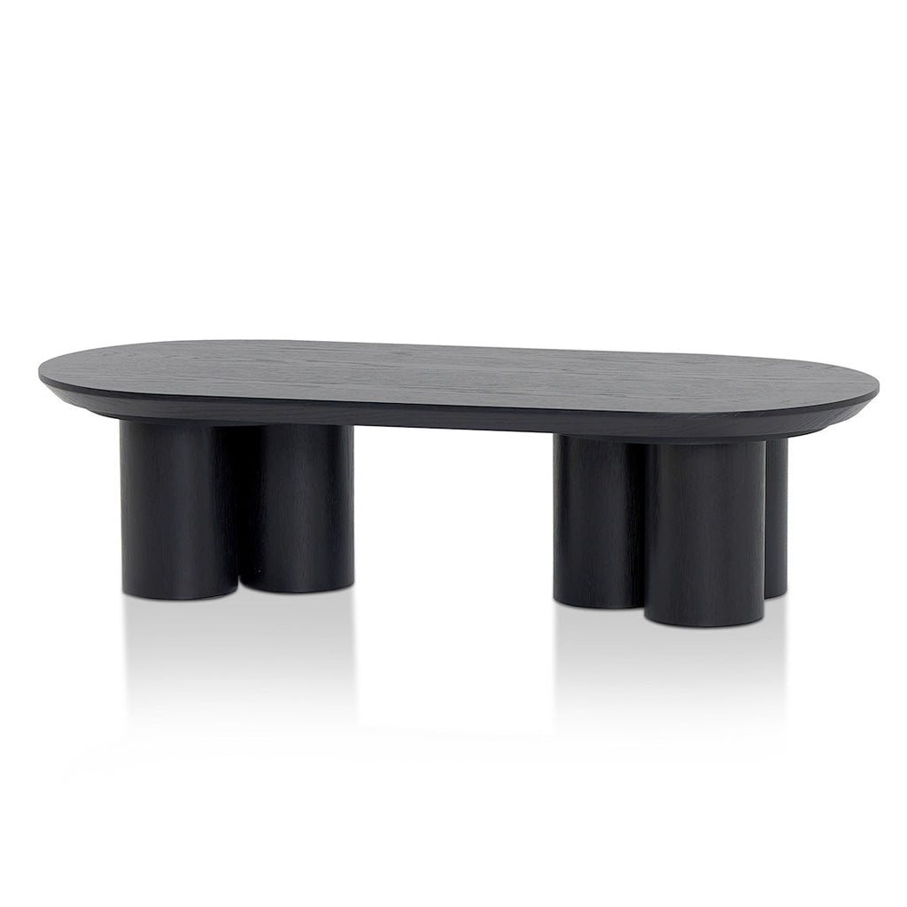 1.3m Venezia Coffee Table - Full Black