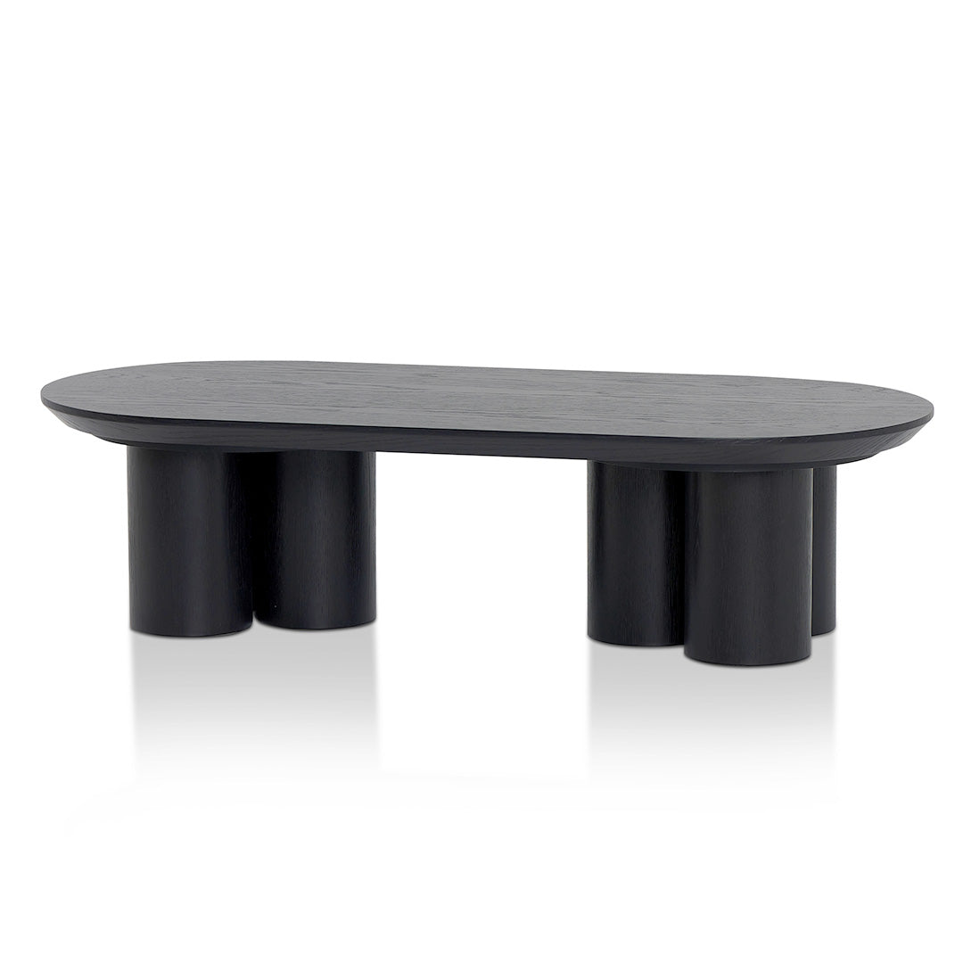 1.3m Venezia Coffee Table - Full Black