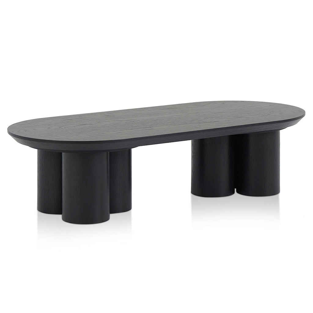 1.3m Venezia Coffee Table - Full Black