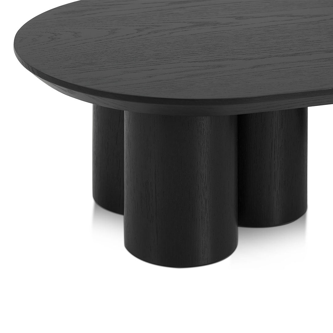 1.3m Venezia Coffee Table - Full Black
