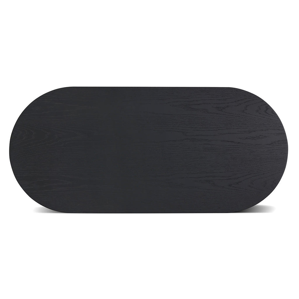 1.3m Venezia Coffee Table - Full Black