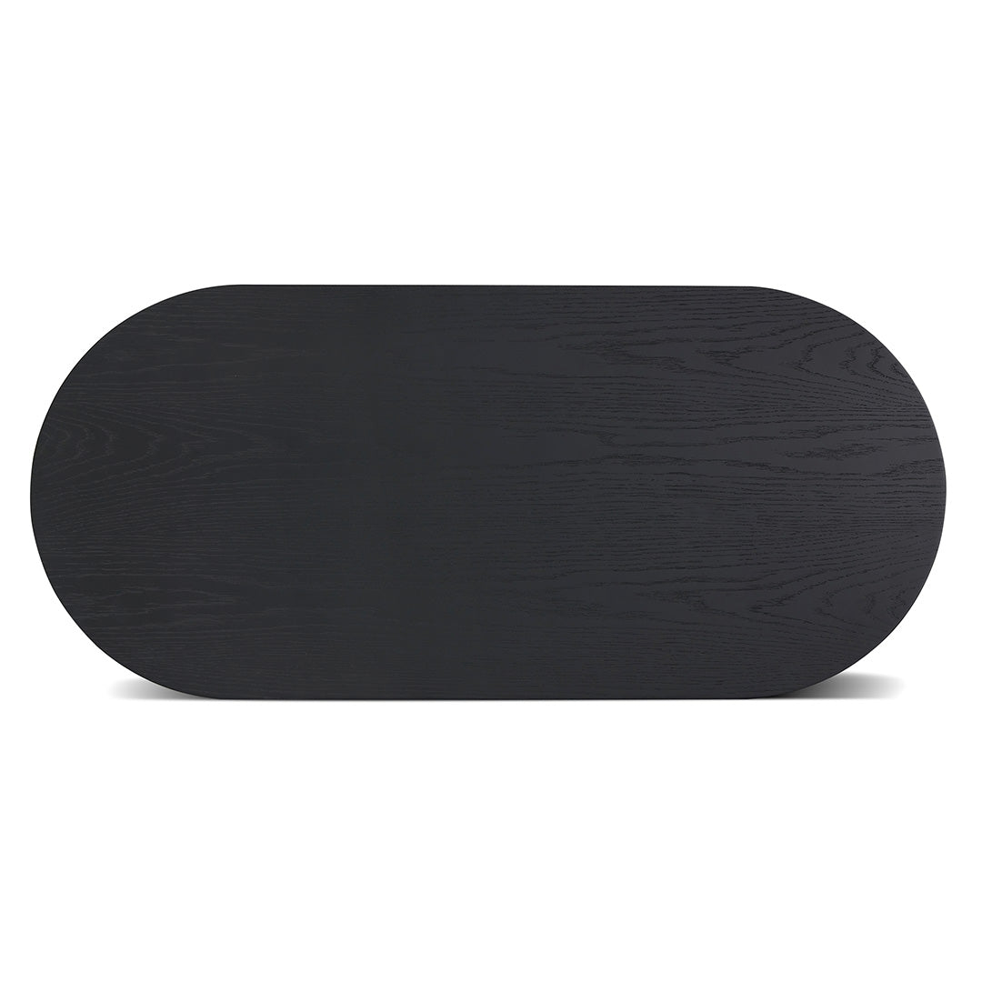 1.3m Venezia Coffee Table - Full Black