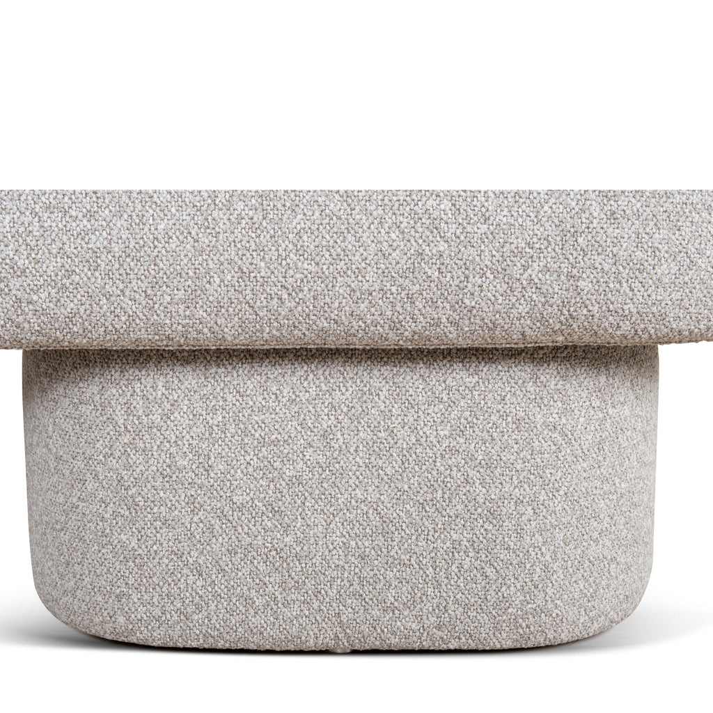 1.5m Long Bergamo Ottoman Bench- Clay Grey
