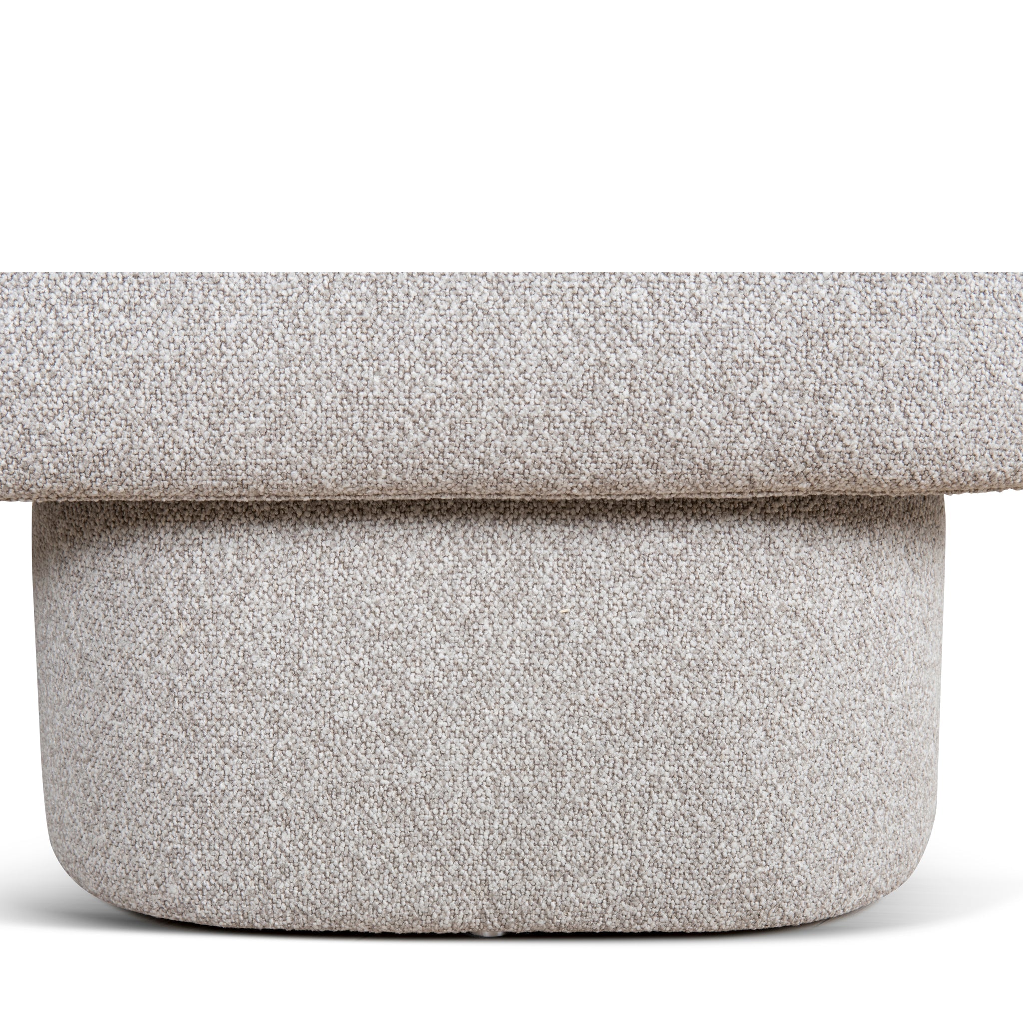 1.5m Long Bergamo Ottoman Bench- Clay Grey