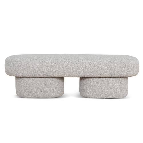 1.5m Long Bergamo Ottoman Bench- Clay Grey