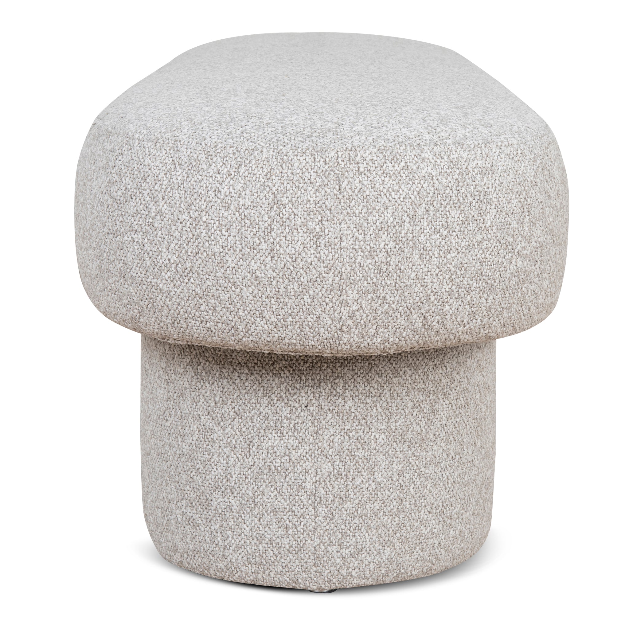 1.5m Long Bergamo Ottoman Bench- Clay Grey