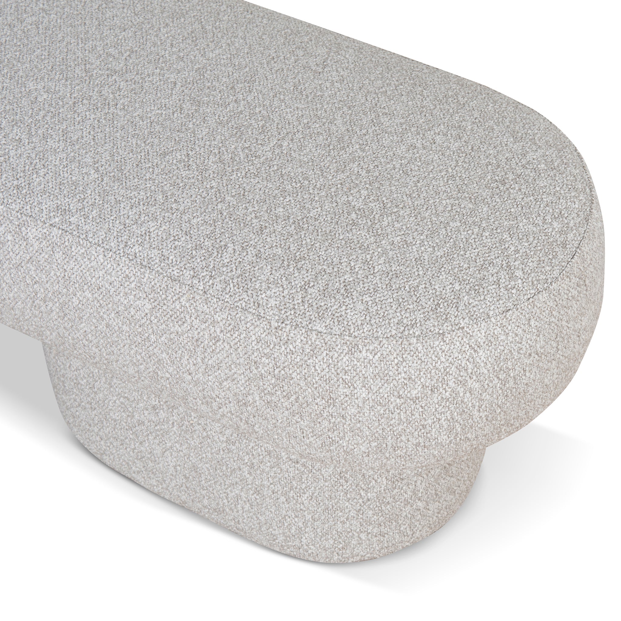 1.5m Long Bergamo Ottoman Bench- Clay Grey
