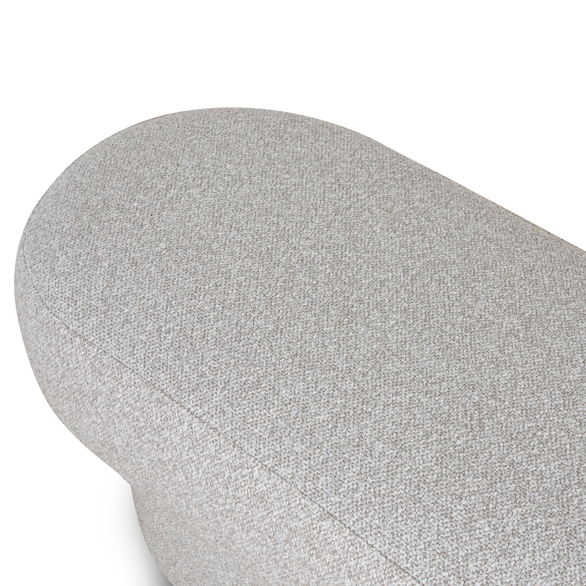 1.5m Long Bergamo Ottoman Bench- Clay Grey